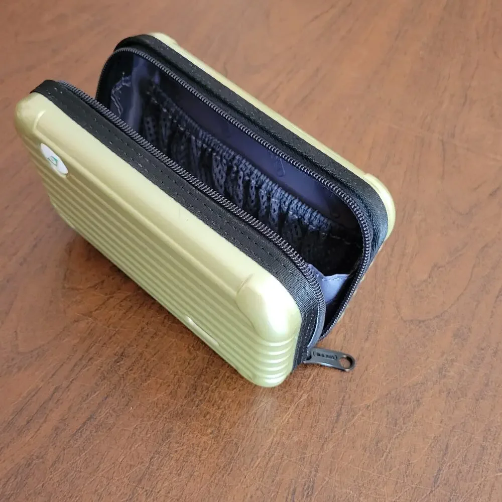 RIMOWA EVA AIR Olive Light Green Travel Case Amenity Toiletry Kit Pouch Only K